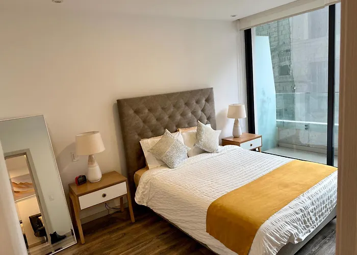 Luxury Apartment With Balcony And View